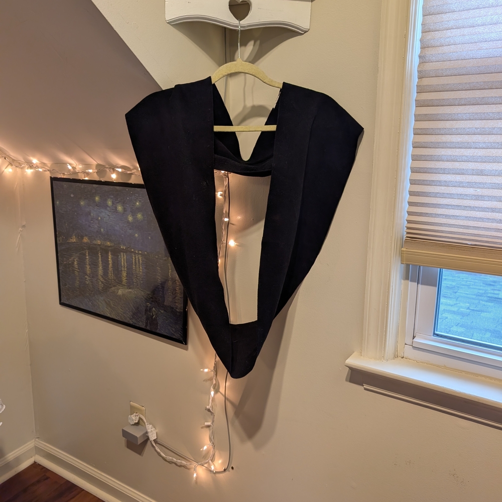 Black Infinity Scarf Shawl Wrap